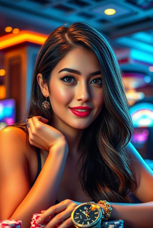 bed baji স্লটস জয়ের উত্তেজনায় একজন খেলোয়াড় আনন্দিত